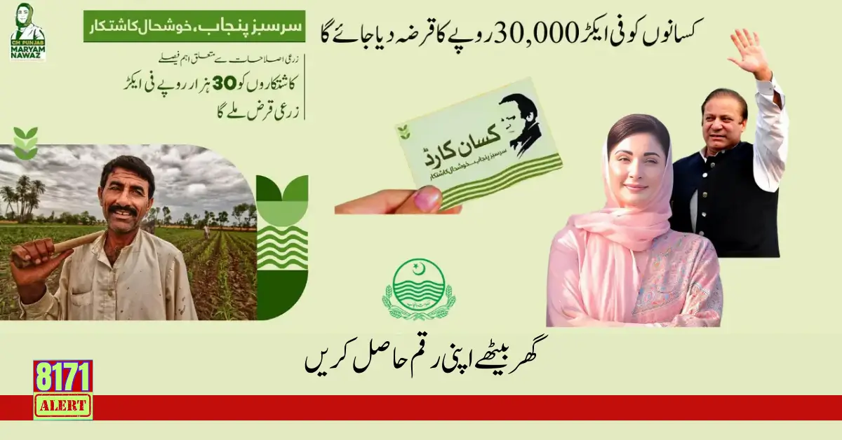 Kisan Card By Maryam Nawaz For Farmers Announce For 30,000 Loan