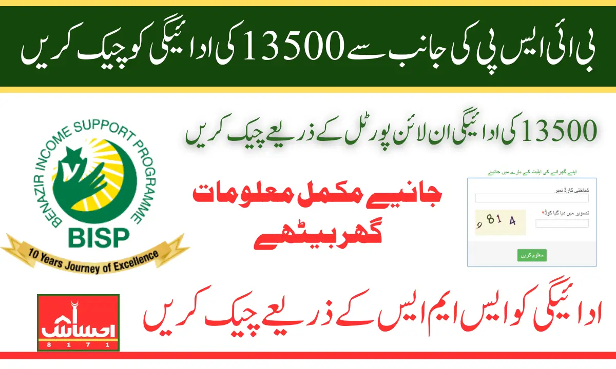 8171 Check Online CNIC 2025 New Payment 13500 Sitting At Home